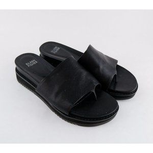 Eileen Fisher Black Leather Sandals